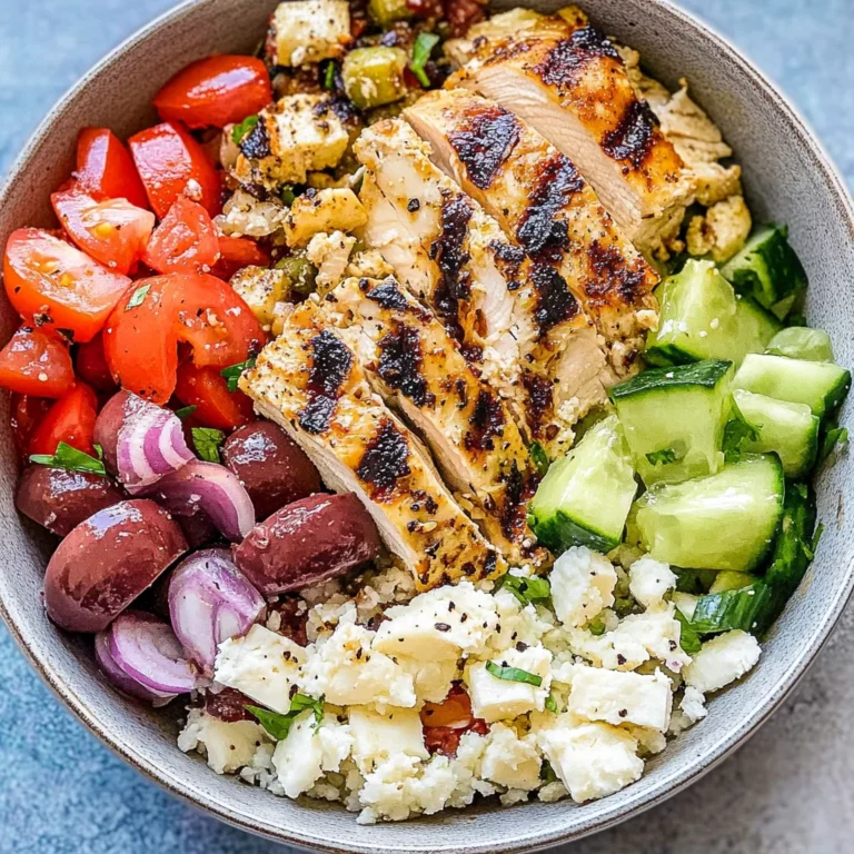 Greek Chicken Bowls: Flavorful and Fresh Weeknight Delight