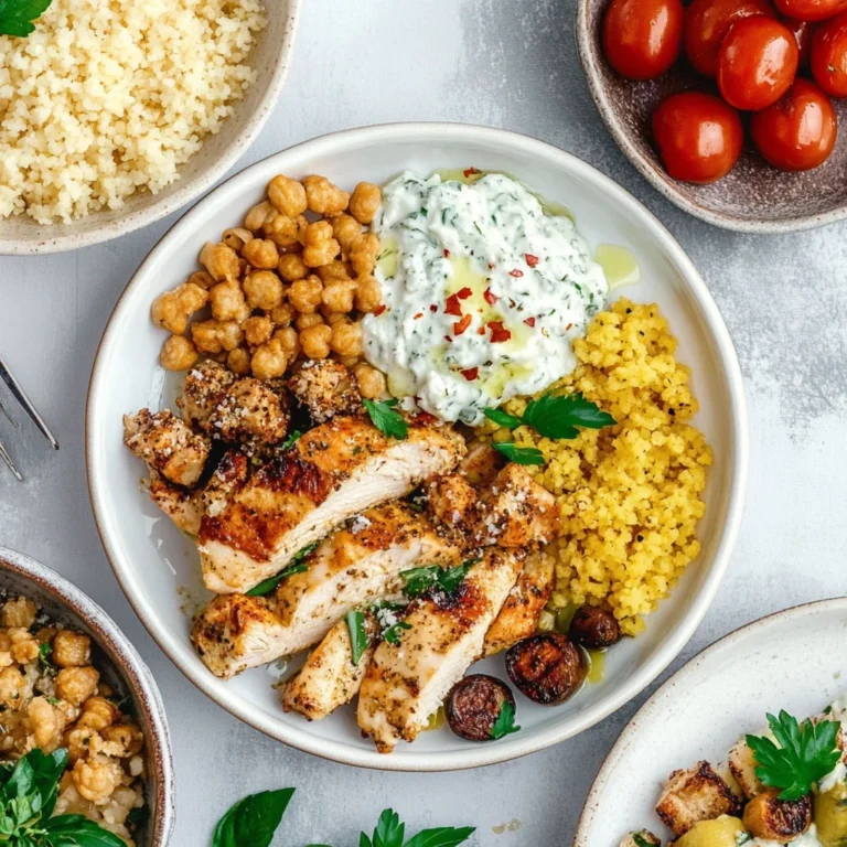 Greek Chicken with Tzatziki and Couscous: A Flavorful Feast
