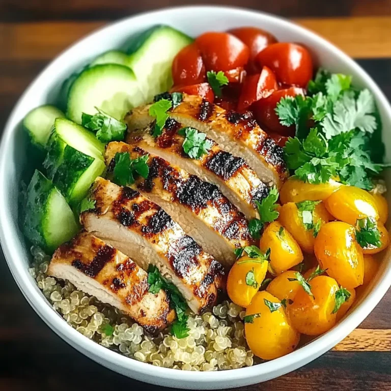 Grilled Chicken Quinoa Bowls: Nourishing and Flavorful De…