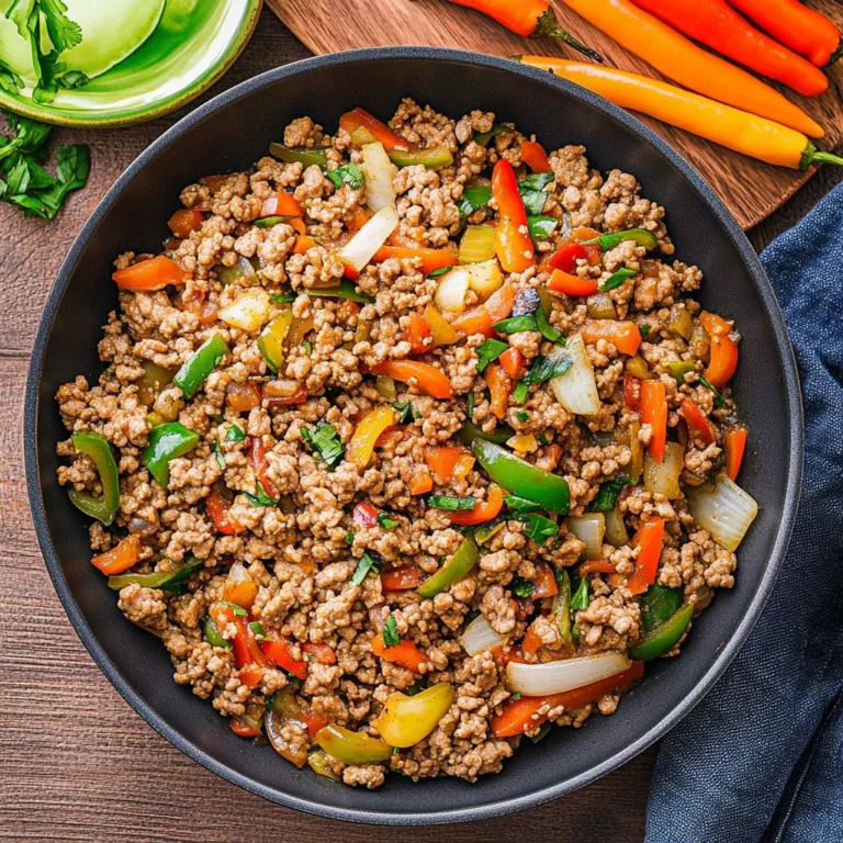 Ground Turkey and Peppers Stir-Fry: Flavor-Packed Delight