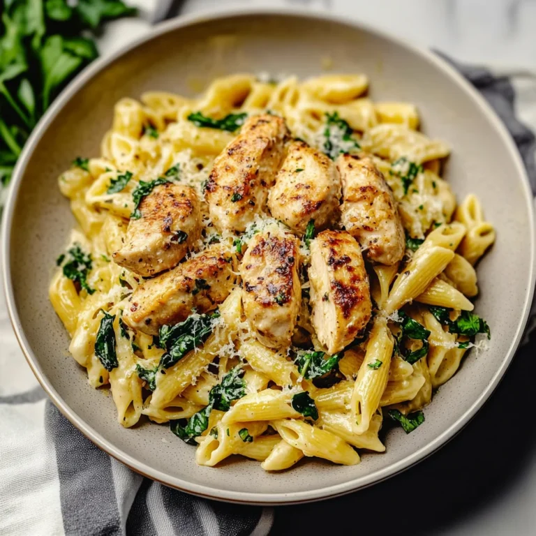 Healthy Garlic Parmesan Chicken Pasta: Comforting and Light