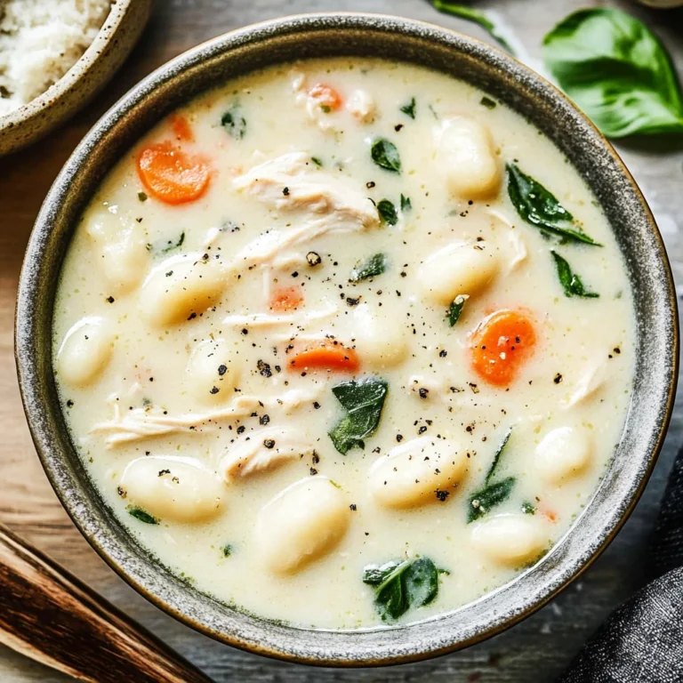 Italian Chicken Gnocchi Soup Recipe: Cozy and Creamy Delight