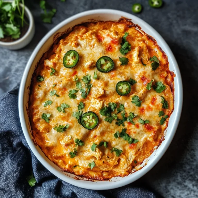 Jalapeño Buffalo Chicken Casserole: Irresistibly Cheesy D…