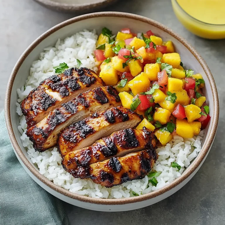 Jerk Chicken Bowls with Mango Salsa: Flavor Explosion!