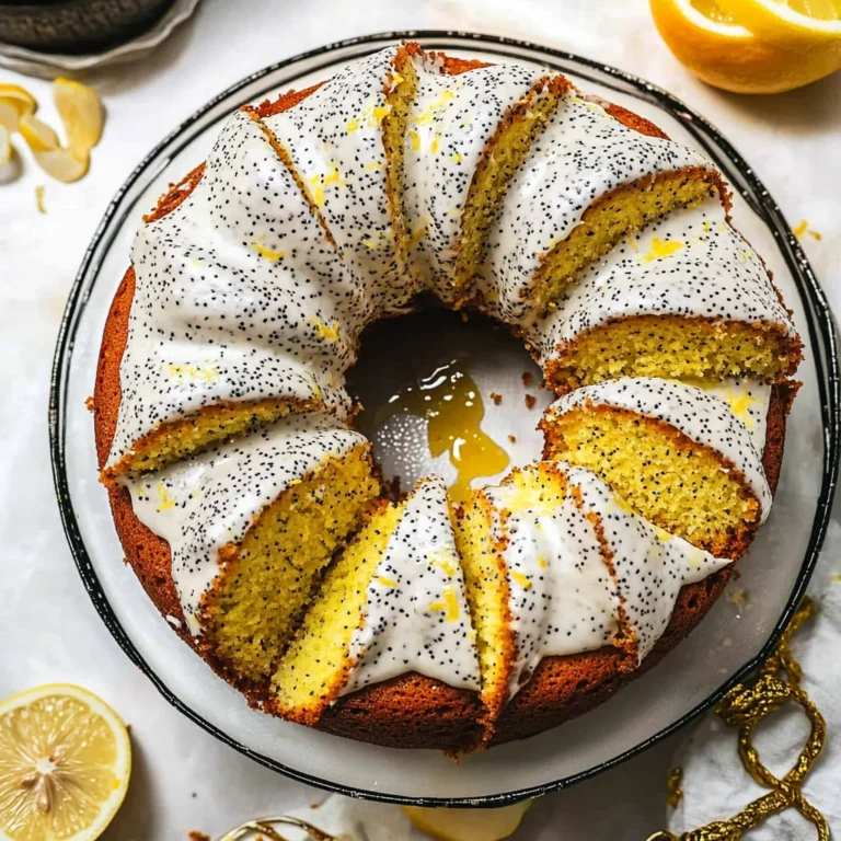 Lemon Poppy Seed Cake: Bright and Zesty Delight