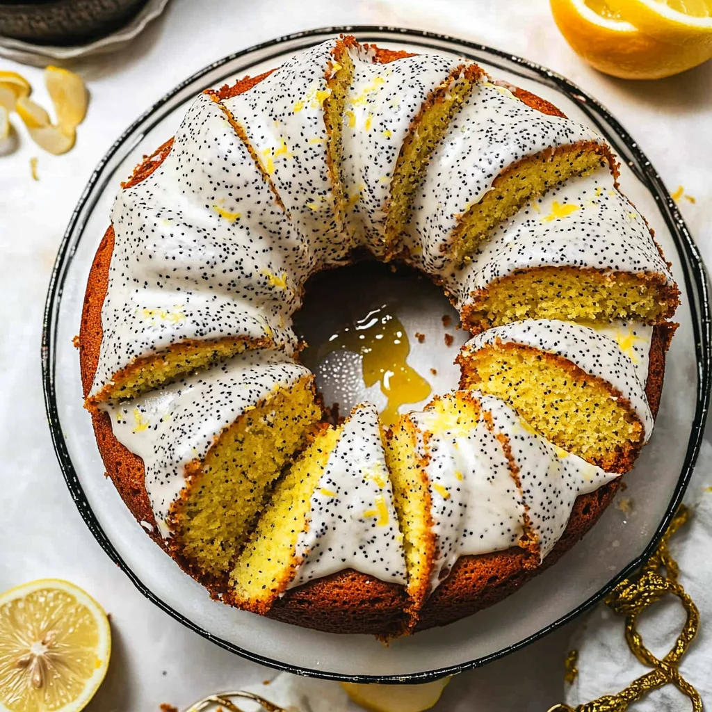 Lemon Poppy Seed Cake: Bright and Zesty Delight