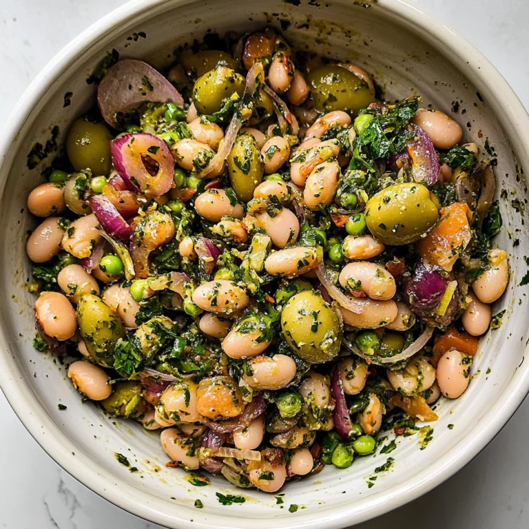 Marinated Za’atar Bean Salad: A Zesty Summer Delight