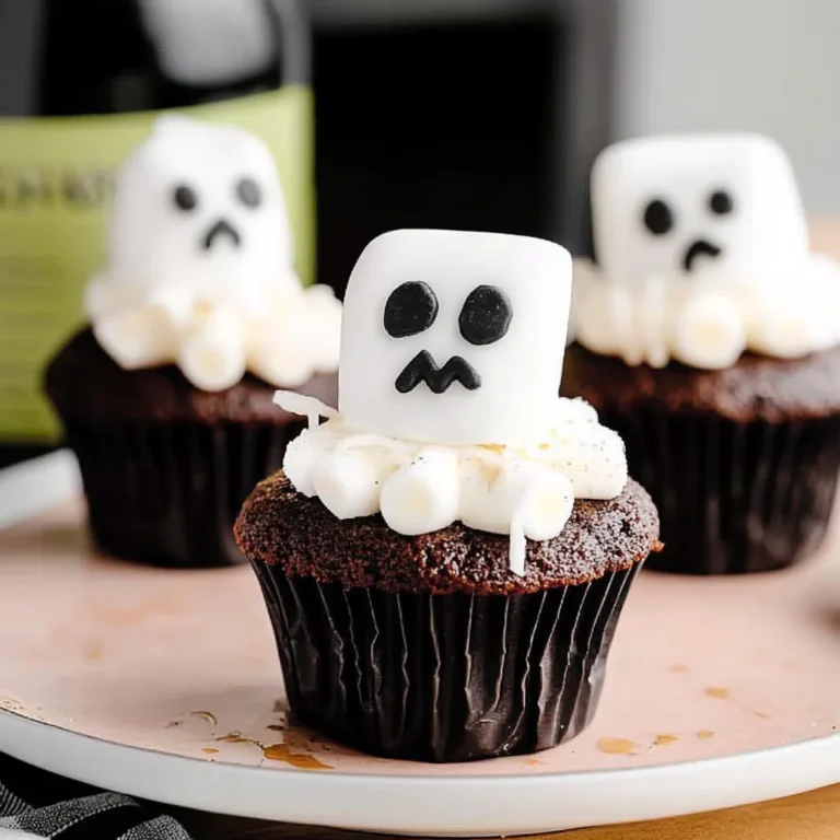 Marshmallow Ghost Cupcakes: Spookily Delightful Treats