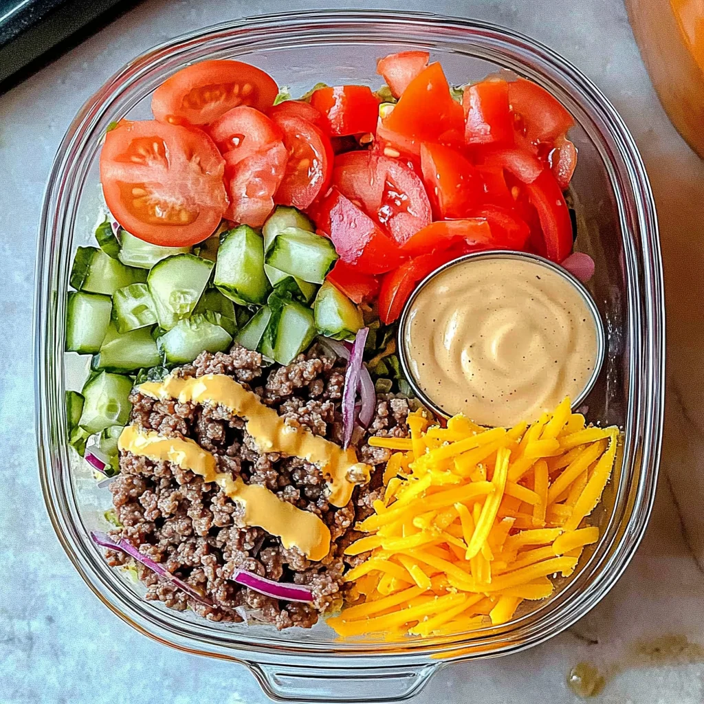 Meal Prep Cheeseburger Bowls: Savory & Satisfying Delight