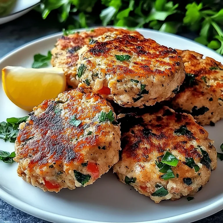 Mediterranean Chicken Patties: Juicy Flavor Bombs!