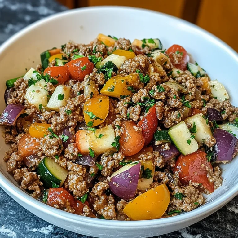 Mediterranean Ground Beef Stir-Fry: Flavorful and Quick