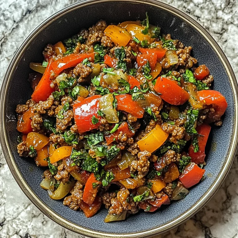 Mediterranean Ground Beef Stir-Fry: Bursting with Flavor