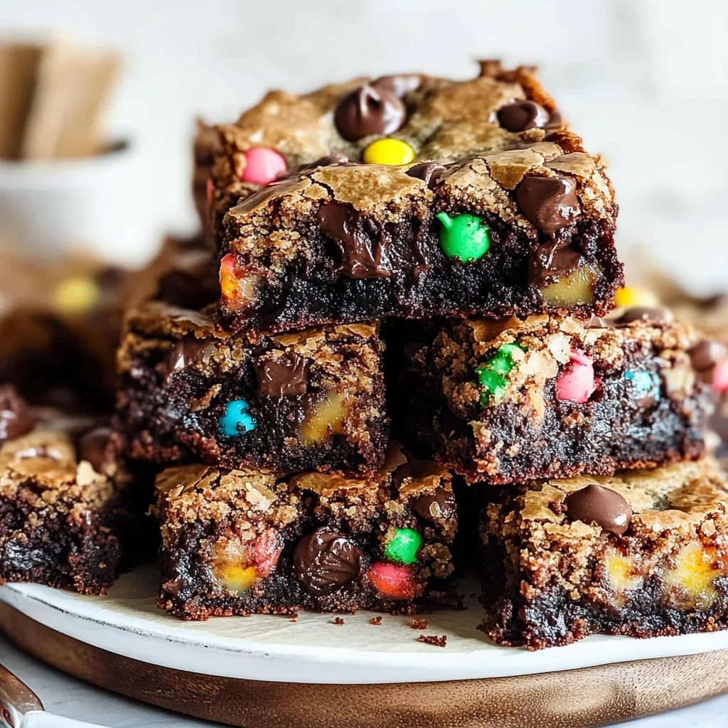 Monster Cookie Fudgy Brownies: A Decadent Delight
