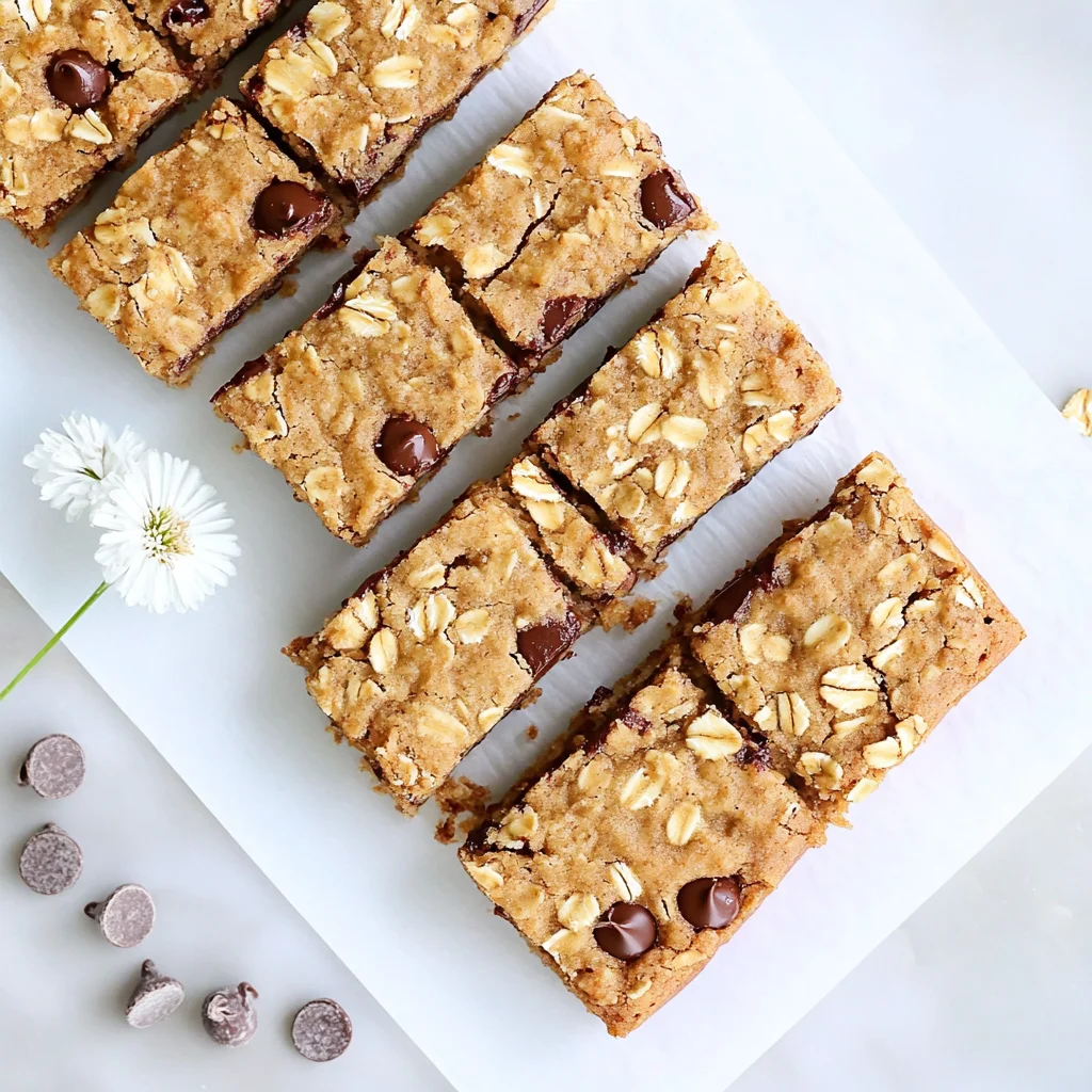 Oatmeal Chocolate Chip Bars: Chewy and Irresistible Treats