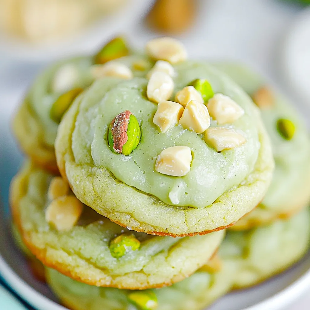 Pistachio Pudding Cookies: Chewy Bliss Awaits You