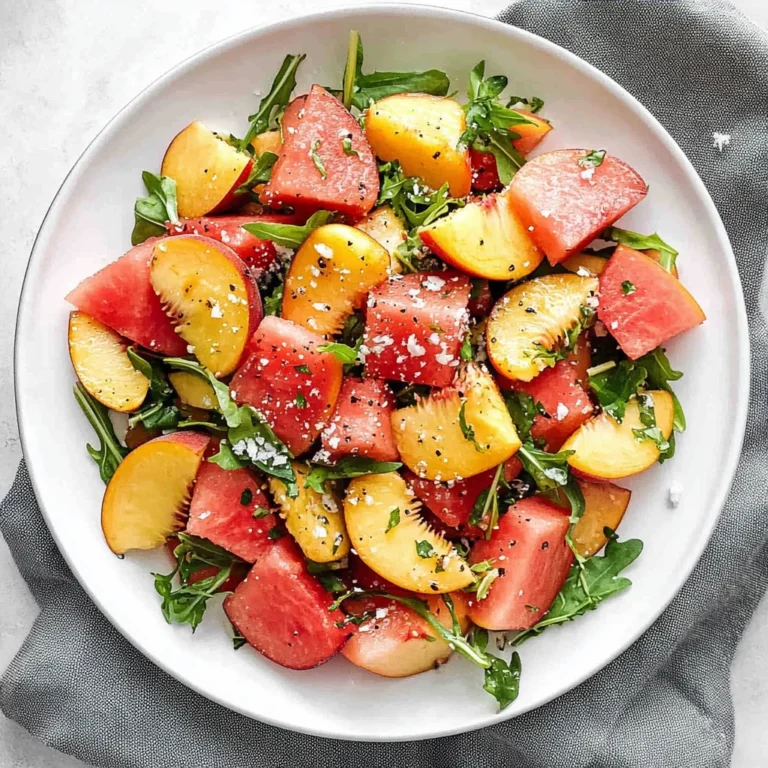 The Peach Watermelon Salad That Tastes Like Summer Bliss