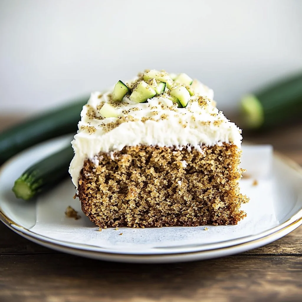 Zucchini Spice Cake With Cream Cheese Frosting: Irresisti…