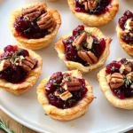 Baked Cranberry Brie Bites