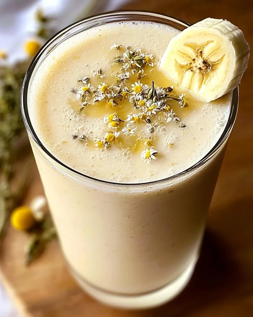 Banana Chamomile Tea Smoothie