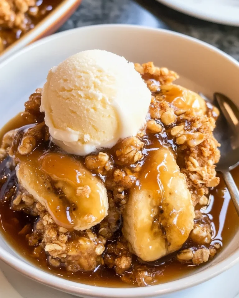 Bananas Foster Crisp