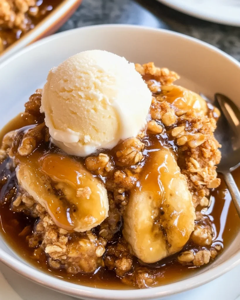 Bananas Foster Crisp
