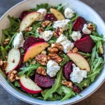 Beet and Goat Cheese Arugula Salad