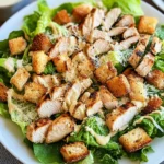 Best Chicken Caesar Salad with Homemade Croutons