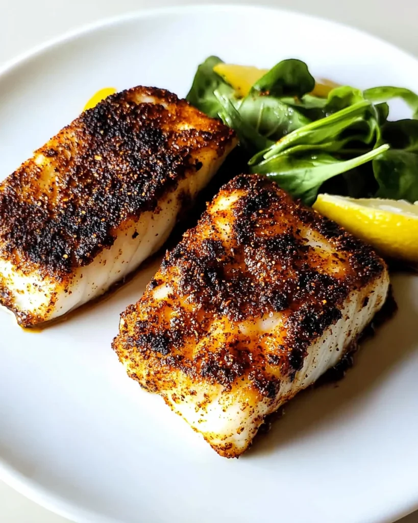 Blackened Cod