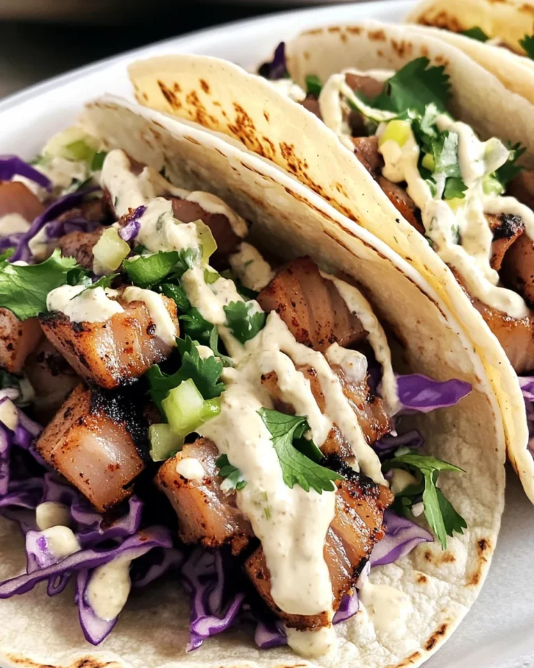 Blackened Seared Tuna Tacos Recipe