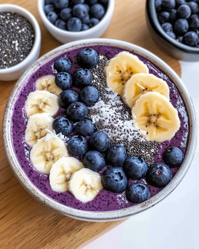 Blueberry Banana Smoothie Bowl