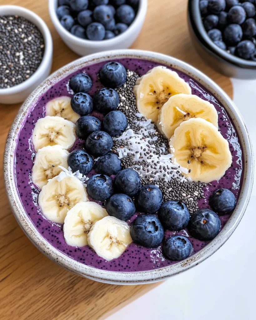 Blueberry Banana Smoothie Bowl