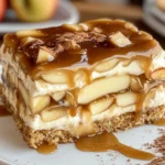 Caramel Apple Eclair Cake