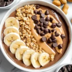 Chocolate Peanut Butter Smoothie Bowl