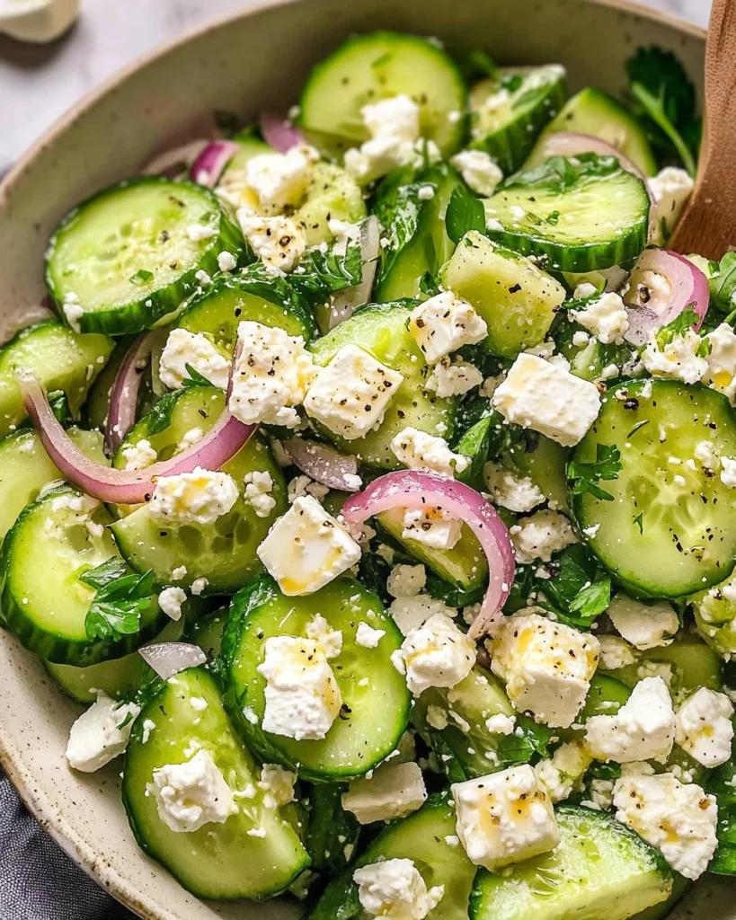 Cucumber Feta Salad Recipe