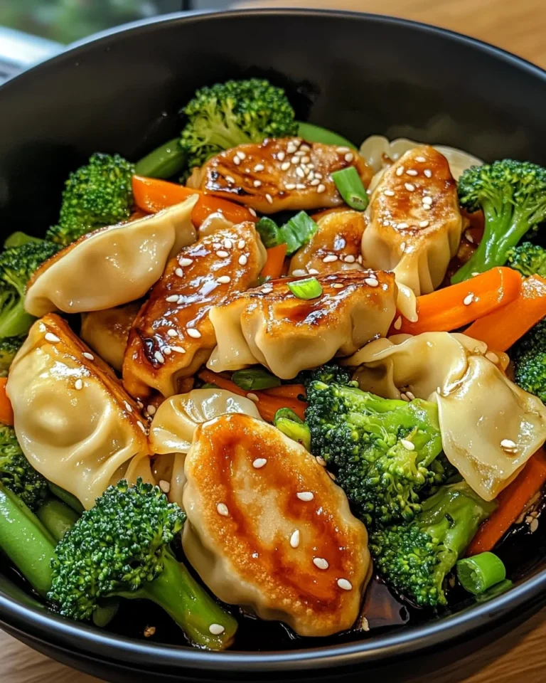 Enjoy a Tasty Potsticker Stir Fry in Just 30 Minutes!