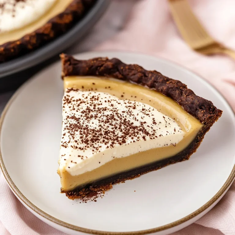 Espresso Custard Pie: A Luxuriously Creamy Delight