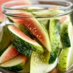 Fermented Watermelon Rind Pickles and Relish