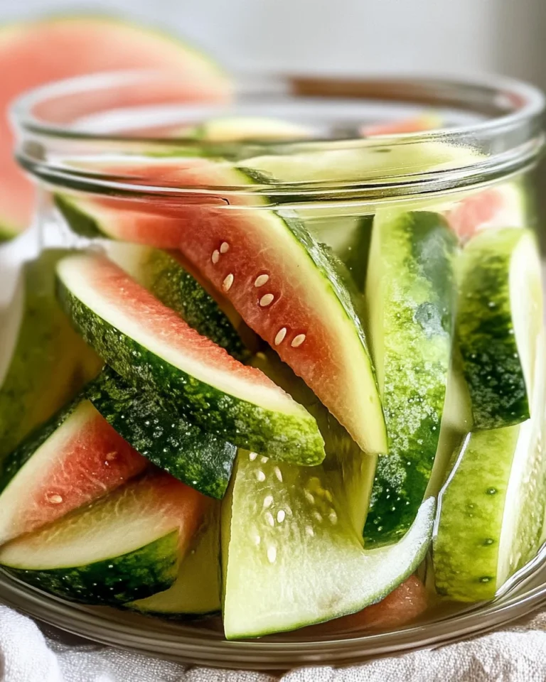 Fermented Watermelon Rind Pickles and Relish