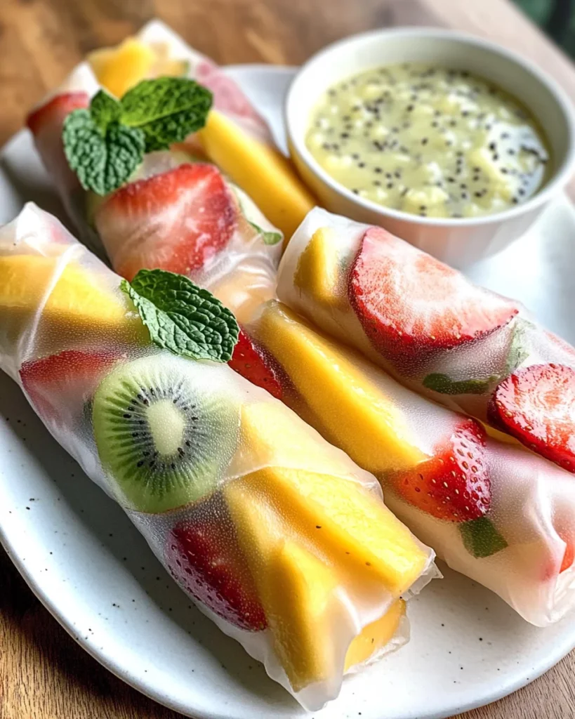 Fruit Spring Rolls