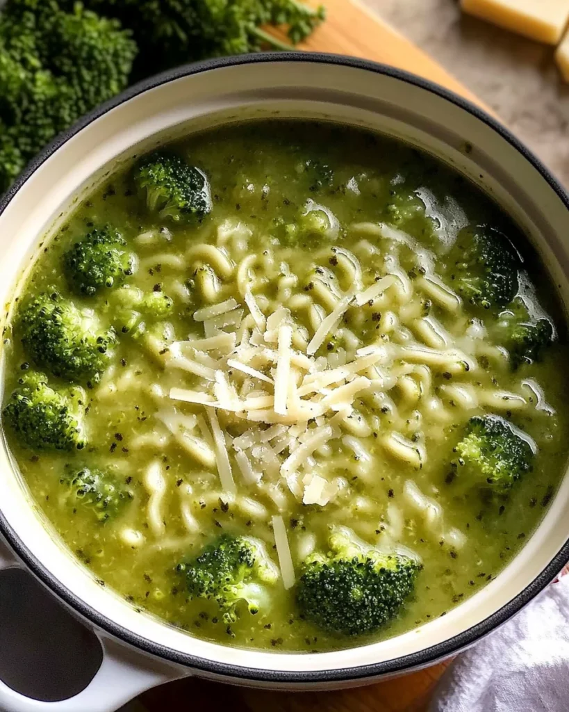 Garlic Italian Broccoli Soup