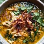 Golden Chicken and Lentil Soup