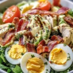 Grilled Chicken Cobb Salad with Honey Dijon {Paleo, Whole30 Option}