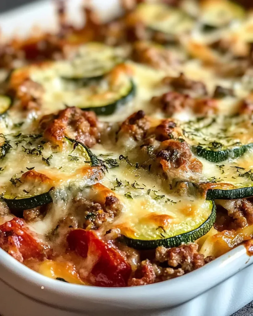 Ground Turkey Zucchini Casserole – Healthy Comfort Food