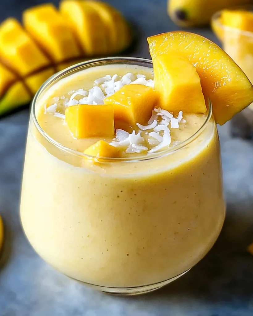 Healthy Mango Smoothie Recipe