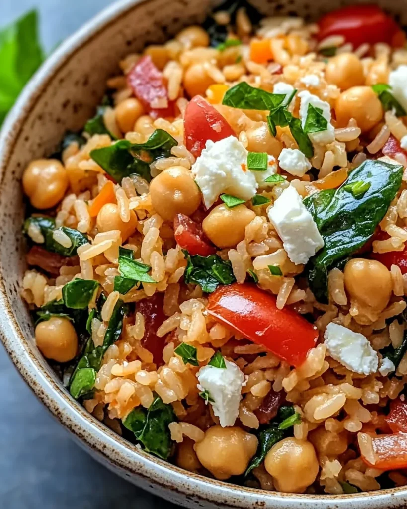 Healthy Mediterranean Rice and Beans