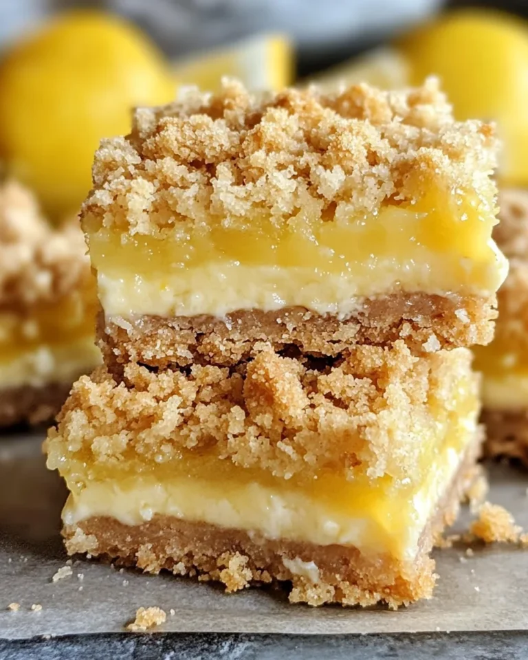 Homemade Lemon Crumb Bars