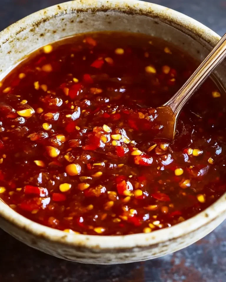 Homemade Sweet Chili Sauce