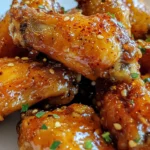 Hot Honey Peach Wings