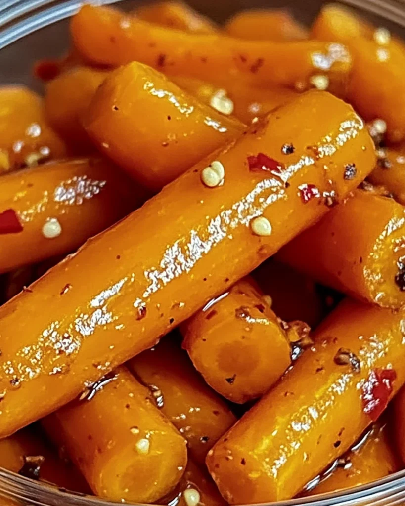 Hot Honey Pickled Carrots: A Sweet and Spicy Delight!