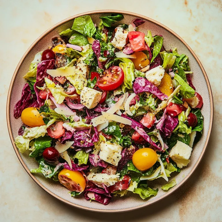 Italian Chopped Salad: Fresh and Flavorful Delight